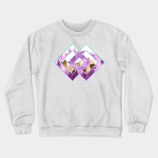 Geometric Forest - Pink Revolution Crewneck Sweatshirt